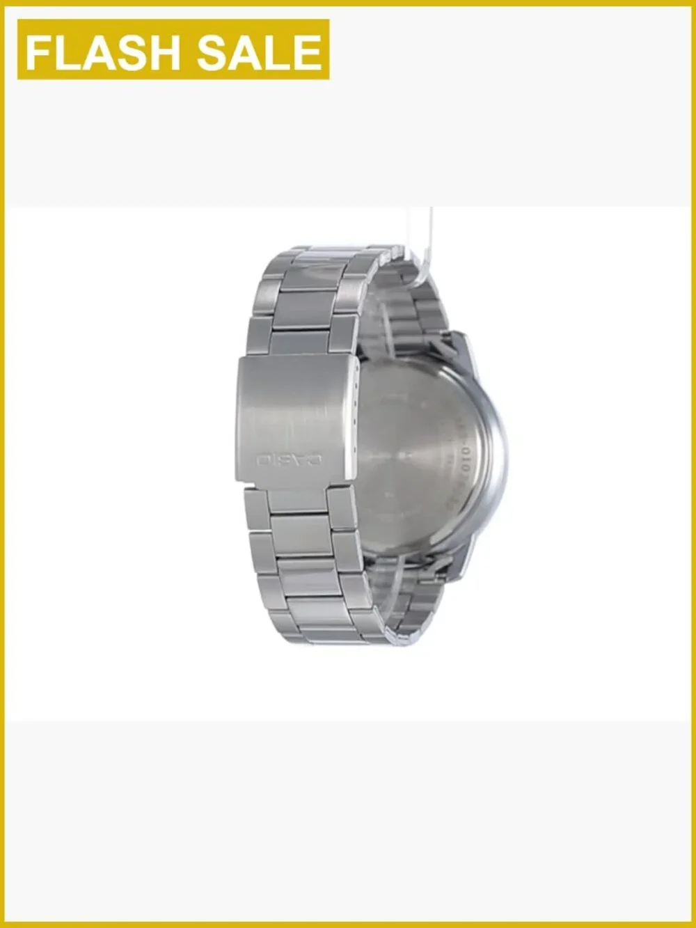 Men's Stainless Steel Analog Watch, Japanese Quartz, Date Display, Water